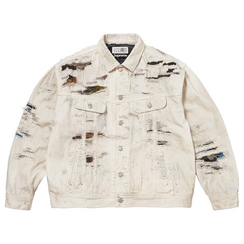 Supreme®/MM6 Maison Margiela Distressed Selvedge Denim Trucker