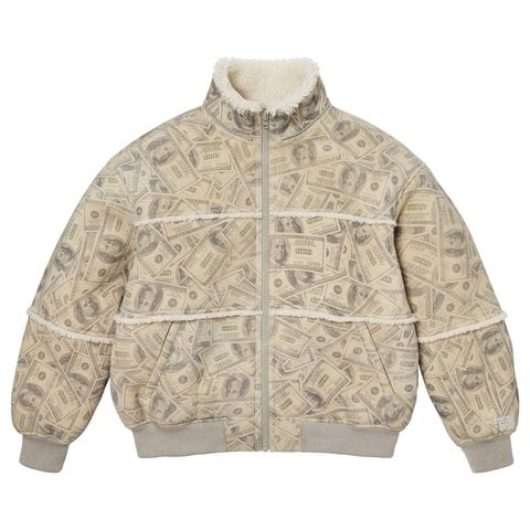 Supreme Supreme®/MM6 Maison Margiela Hooded Shearling Bomber Jacket - Money