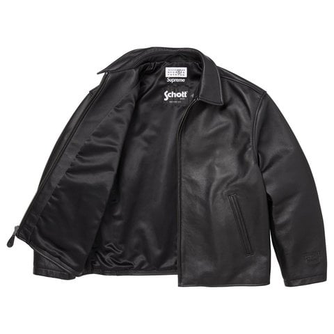 ★Supreme MM6 Maison Margiela Schott レザー★ Supreme®/MM6 Maison Margiela Schott® Eagle Leather Jacket - Supreme