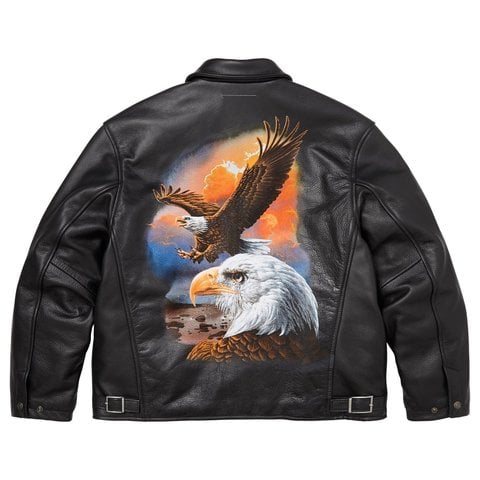 Supreme®/MM6 Maison Margiela Schott® Eagle Leather Jacket - Supreme