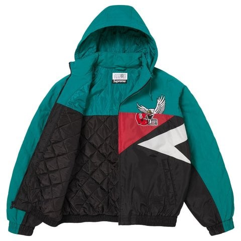 ジャケット・アウター Supreme MM6 Split Stadium Jacket Navy Buy Supreme x MM6 Maison Margiela Split Stadium Jacket 'Navy