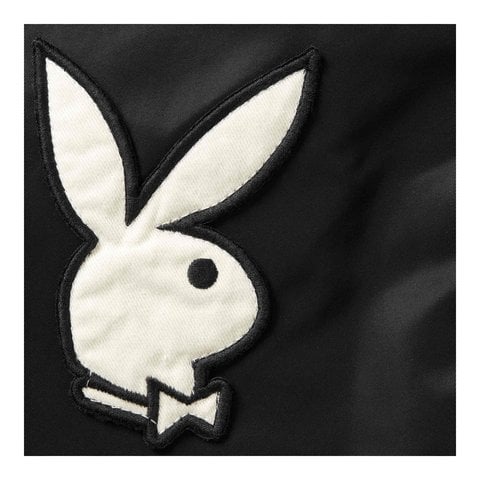 Supreme Playboy MA-1ジャケット Mサイズ ブラック Supreme Playboy Hooded MA-1 Navy Faux Fur Trim Men's | eBay