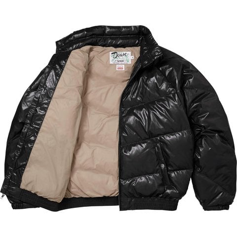 Supreme®/Schott® Glossy Lightweight Down Puffer Jacket - Supreme