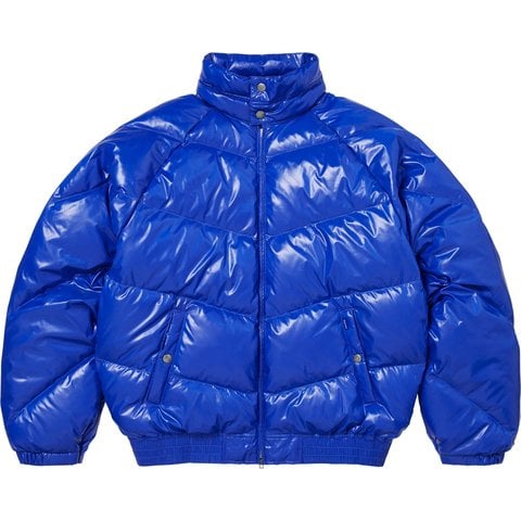 Supreme®/Schott® Glossy Lightweight Down Puffer Jacket - Supreme