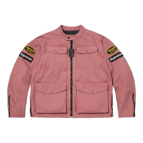 Supreme × Vanson Leathers Cordura Jacket Supreme x Vanson Leathers Cordura Jacket Pink Camo Black 3colors