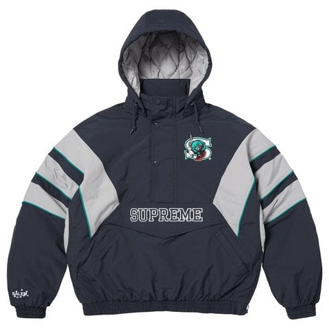 Supreme/SALEM Half Zip Stadium Jacket - Supreme