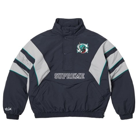 Supreme/SALEM Half Zip Stadium Jacket - Supreme