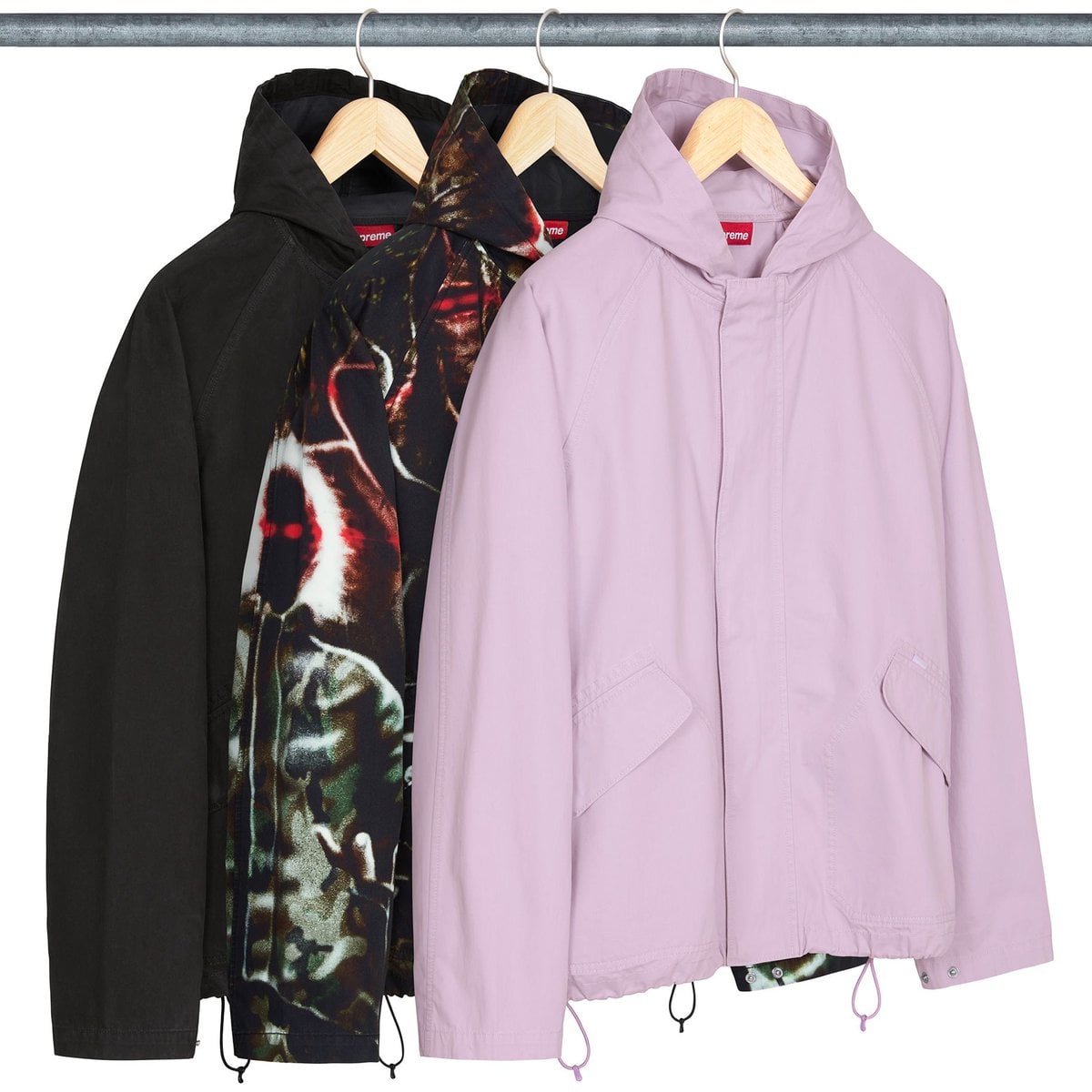 Hooded Raglan Jacket