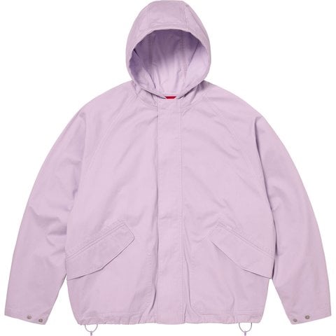 Supreme Hooded Raglan Jacket - Lilac