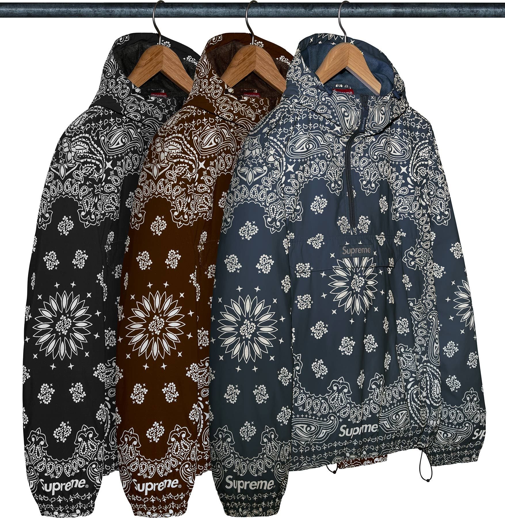 Reflective Bandana Anorak - SupremeCommunity