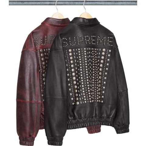 Supreme マイナーズジャケット レザージャケット Black Pink ジェニ着用 Supreme Scarface レザージャケット (Supreme