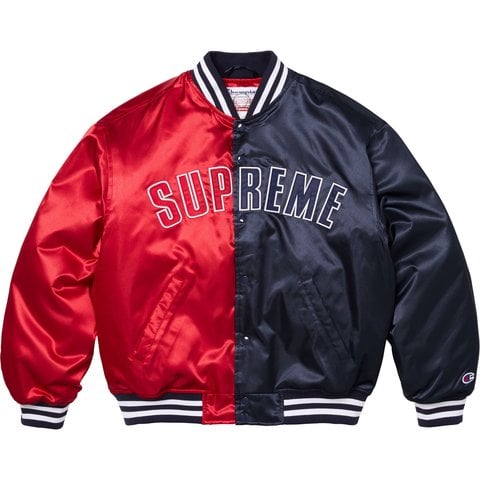 Supreme Supreme®/Champion® Satin Varsity Jacket - Multicolor