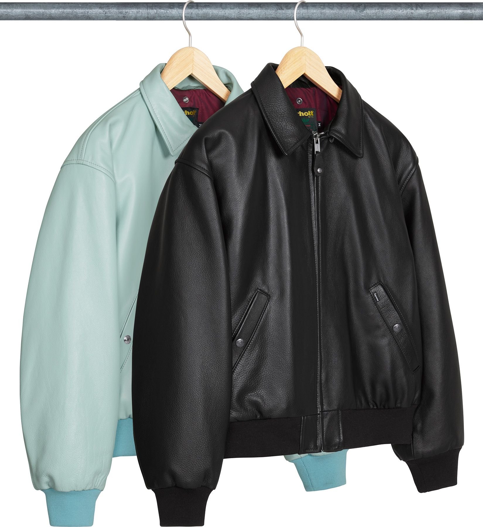 Supreme®/Schott® Shearling Collar Bomber Jacket - Supreme