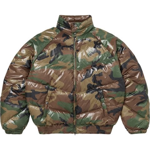 Supreme®/Schott® Glossy Lightweight Down Puffer Jacket - Supreme