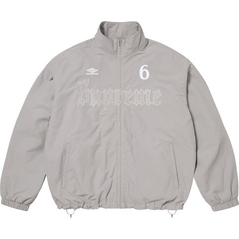 Supreme Supreme®/Umbro® Rhinestone Track Jacket - Light Grey