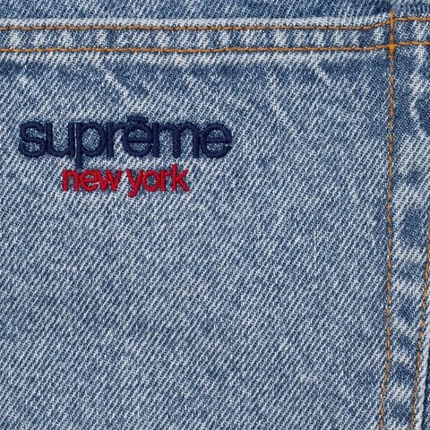Supreme Baggy Jean - Washed Indigo