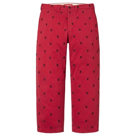 Supreme Chino Pant - Red Playboy®