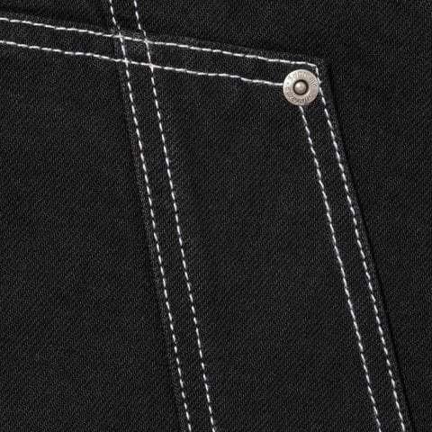 パンツ Supreme Contrast Stitch Double Knee 38 Supreme Contrast Stitch Double Knee Painter Jean Rigid Black Men's