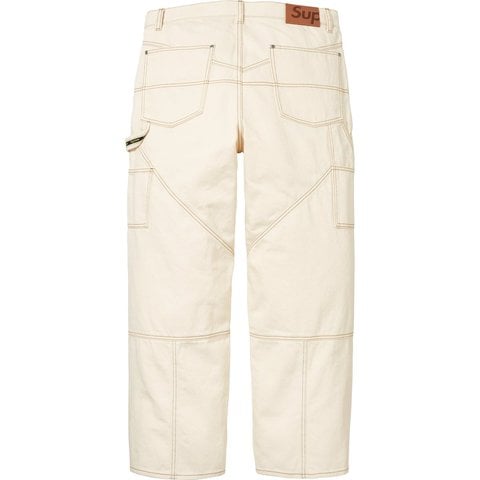 Contrast Stitch Double Knee Painter Jean - Supreme