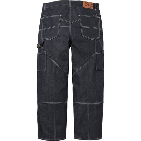 Contrast Stitch Double Knee Painter Jean - Supreme