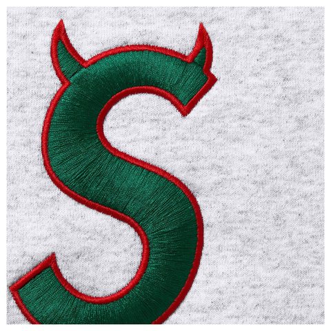 Supreme Devil S Logo Sweatpant - Ash Grey