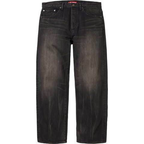 パンツ MM6 Distressed Loose Fit Selvedge Jean Supreme®/MM6 Maison Margiela Distressed Loose Fit Selvedge Jean