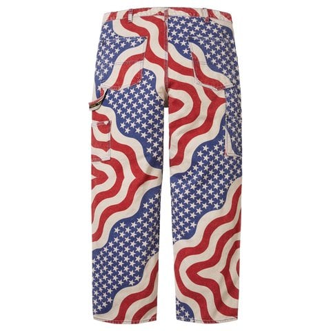 Supreme Flag Double Knee Painter Pant - Multicolor