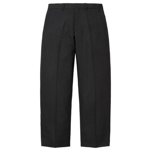supreme Leopard Wool Trouser 黒　w36 2 Leopard Wool Trouser - spring/summer 2026 - Supreme