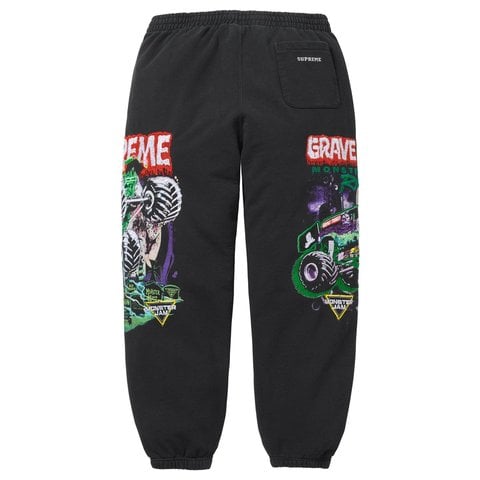 Supreme Monster Jam™ Grave Digger™ Sweatpant - Black