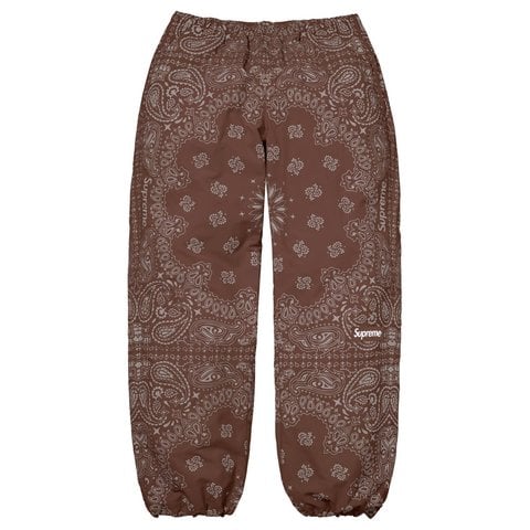 Supreme Reflective Bandana Track Pant - Brown
