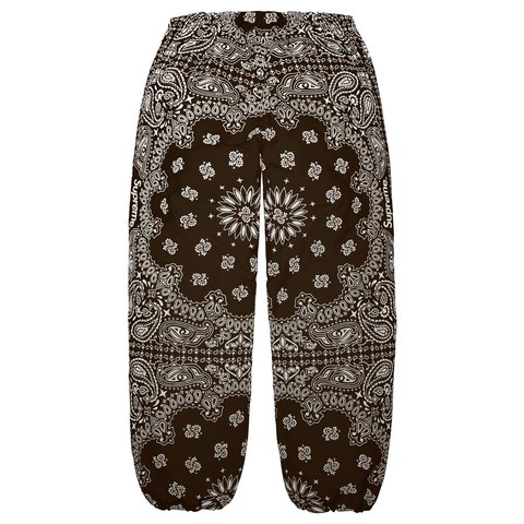 Supreme Reflective Bandana Track Pant - Brown