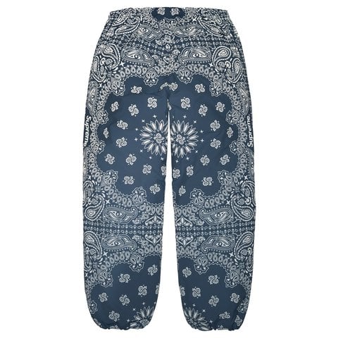 Supreme Reflective Bandana Track Pant - Light Blue