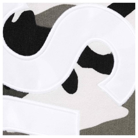 Supreme Satin Appliqué Sweatpant - Snow Camo