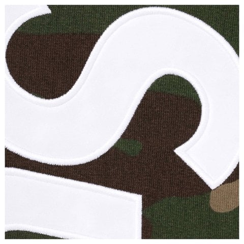 Supreme Satin Appliqué Sweatpant - Woodland Camo