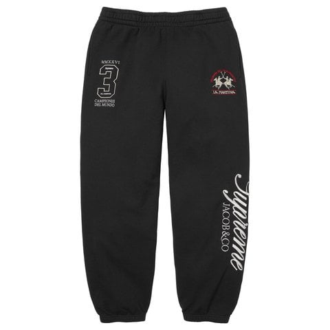 Supreme Supreme®/La Martina/Jacob & Co Sweatpant - Black
