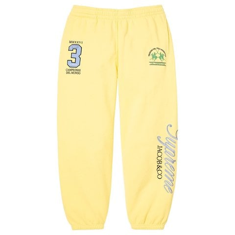 Supreme Supreme®/La Martina/Jacob & Co Sweatpant - Light Yellow