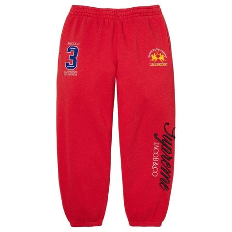 Supreme Supreme®/La Martina/Jacob & Co Sweatpant - Red