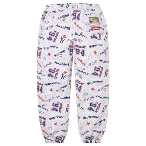 Supreme Supreme®/Mitchell & Ness® Teams Sweatpant - Ash Grey
