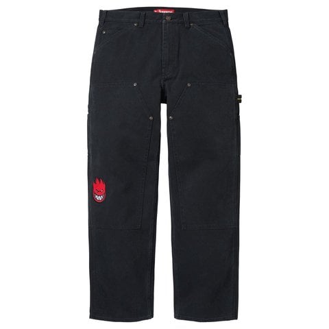Supreme Supreme®/Spitfire® Double Knee Painter Pant - Black