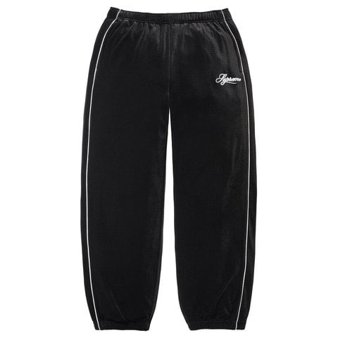 Supreme Velour Mesh Track Pant - Black