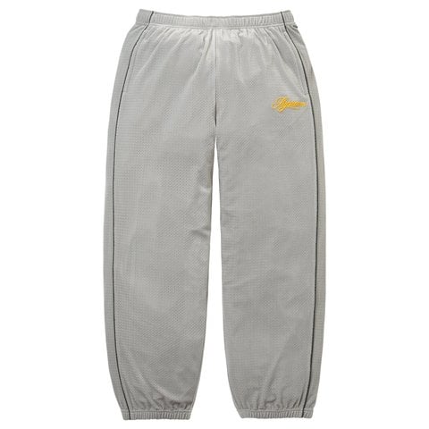 Supreme Velour Mesh Track Pant - Silver