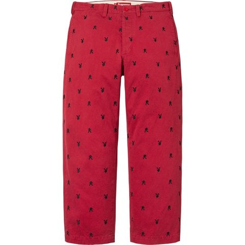 Supreme Chino Pant - Red Playboy®