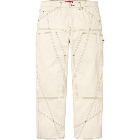 パンツ SUPREME Contrast Stitch Double Knee 36 Contrast Stitch Double Knee Painter Jean - Supreme