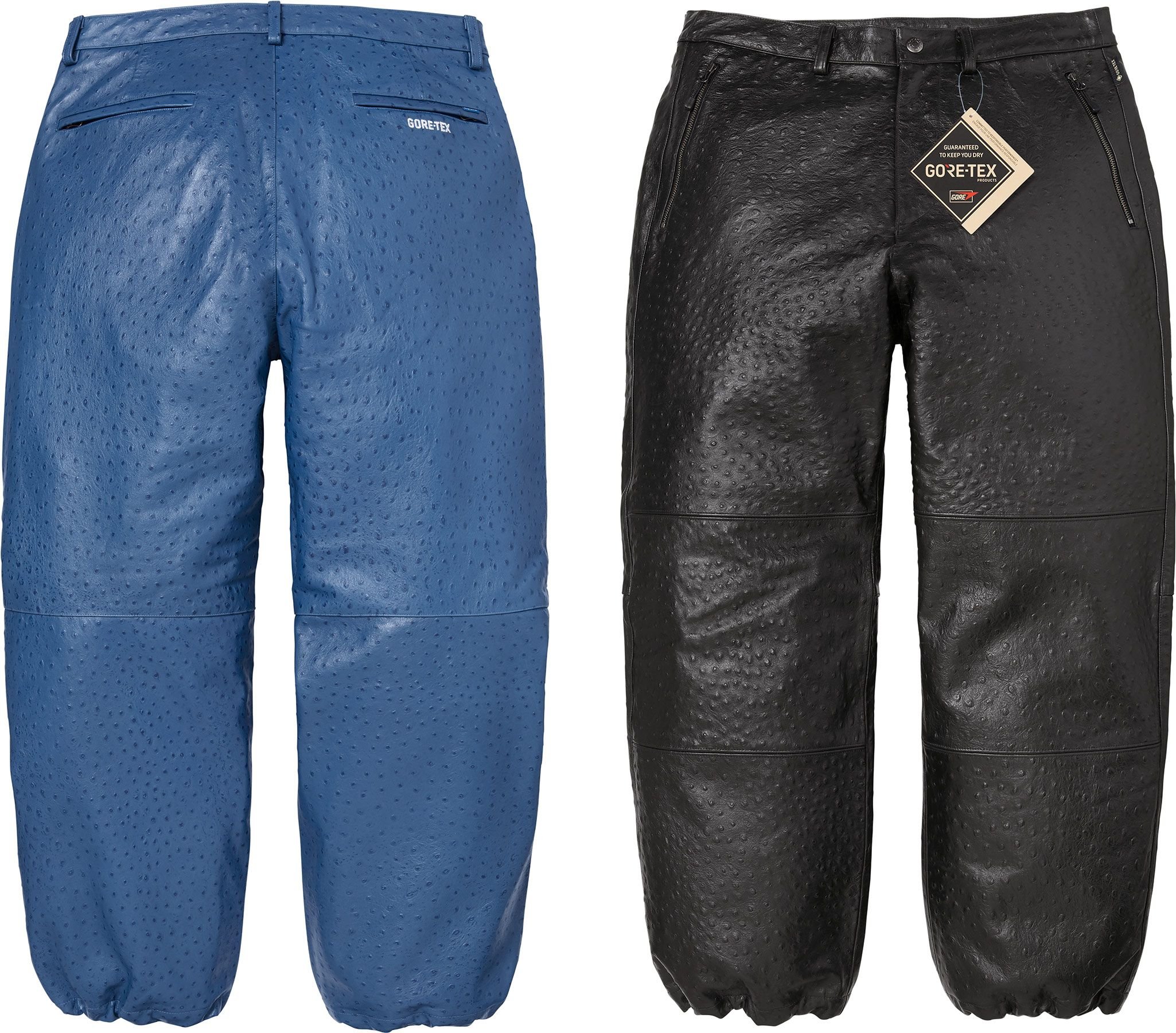 GORE-TEX Ostrich Embossed Leather Pant - Supreme
