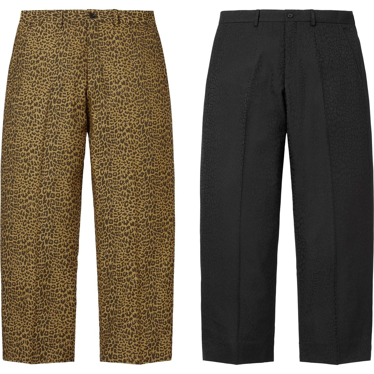 Leopard Wool Trouser