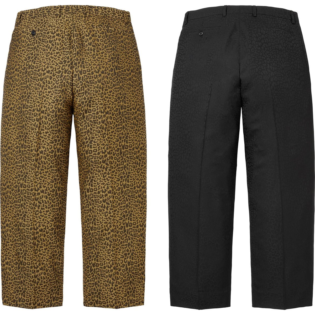 Leopard Wool Trouser