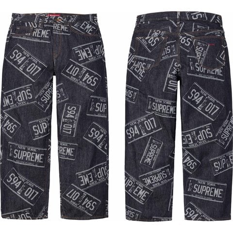 パンツ supremeregularjeans Supreme®/Fox Racing® Cordura® Baggy Jean - Supreme