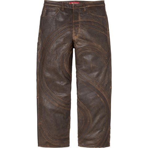 Supremeシュプリーム5Pocket Leather Pants wtaps Supremeシュプリーム5Pocket Leather Pants wtaps - メルカリ