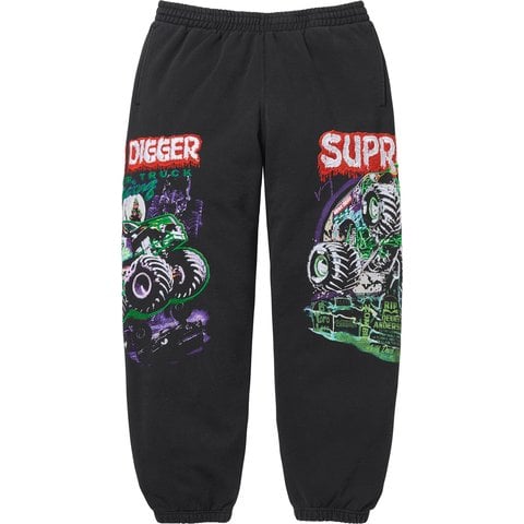 Supreme Grave Digger Sweatpant - Black