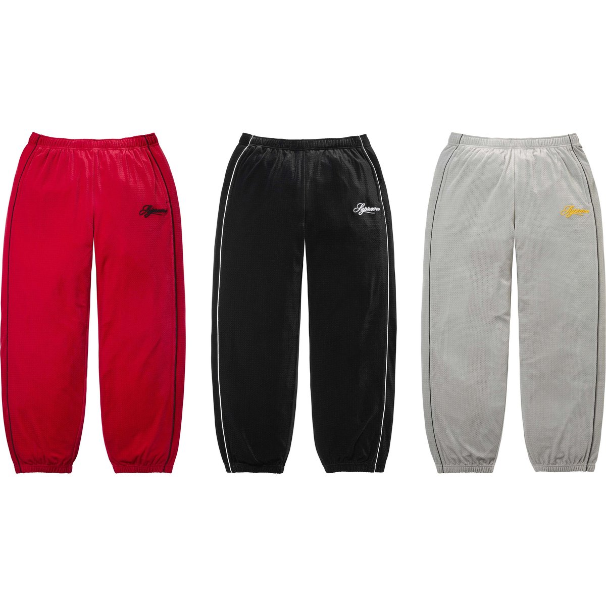 Velour Mesh Track Pant